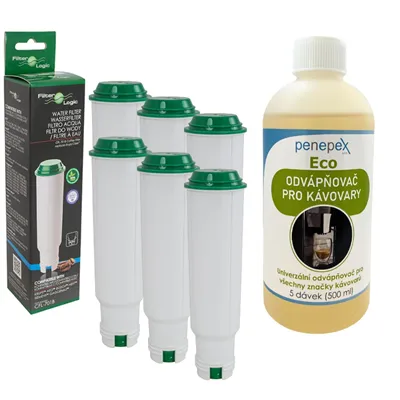 FilterLogic CFL-701B filtr za Nivona Claris NIRF700 (6 ks) + Penepex Eco univerzální odvápňovač 500 ml