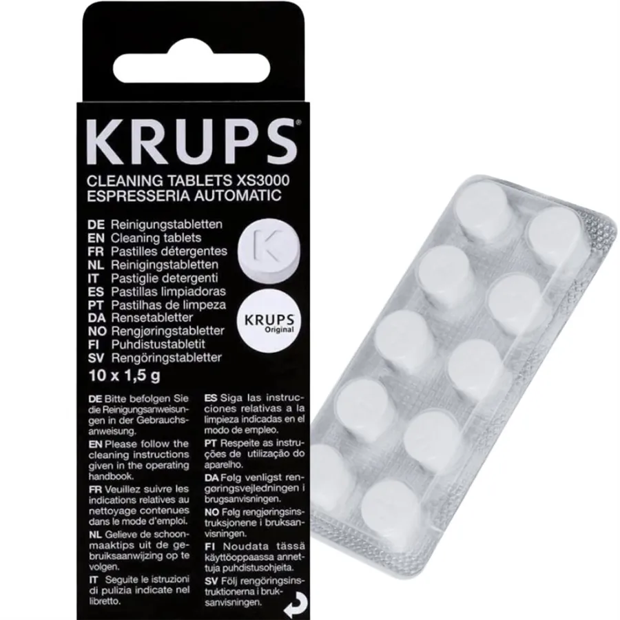 Krups F08801 Aqua Filter Claris + Penepex Eco odvápňovač 500 ml + Krups XS300010 čisticí tablety