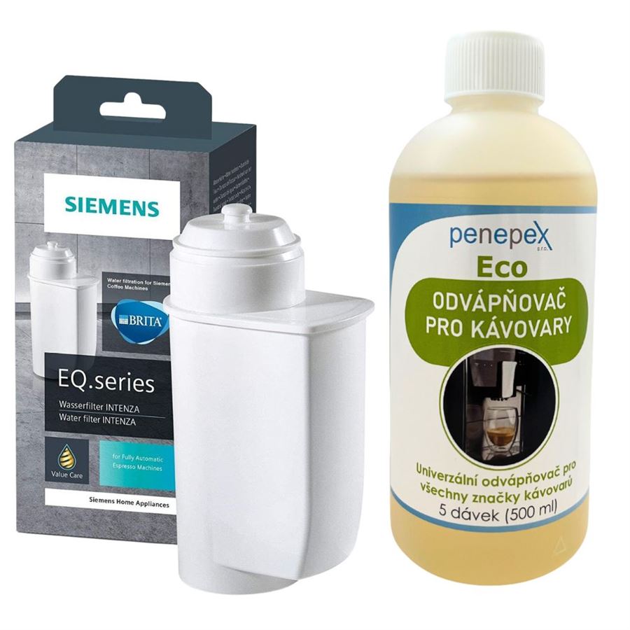 Levně Siemens Brita Intenza TZ70003 (17004340) filtr do kávovaru + Penepex Eco univerzální odvápňovač 500 ml