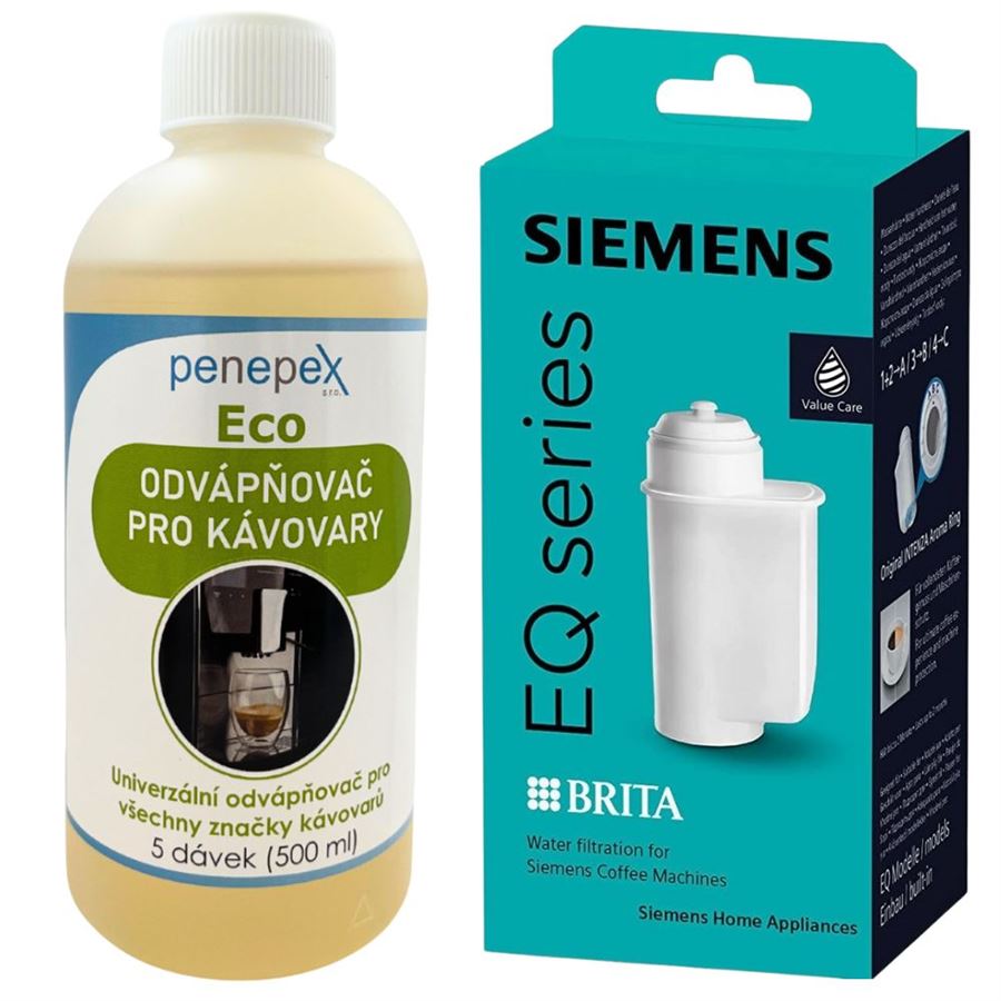 Levně Siemens Brita Intenza TZ70003 filtr do kávovaru + Penepex Eco univerzální odvápňovač 500 m
