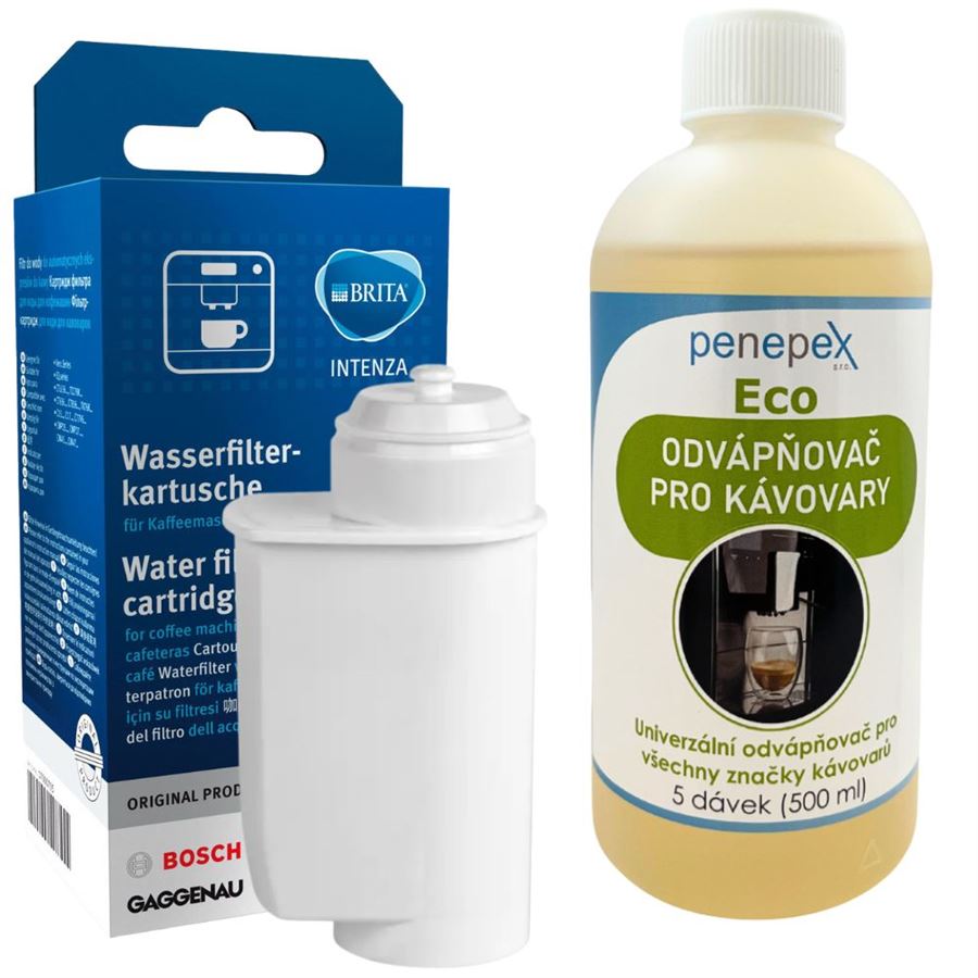 Levně Siemens Brita Intenza 17000705 filtr do kávovaru + Penepex Eco univerzální odvápňovač 500 ml