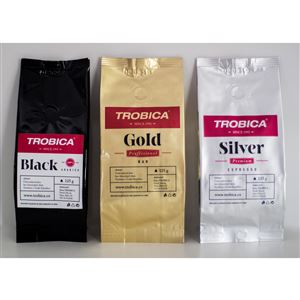 Trobica Silver Premium zrnková káva 125 g