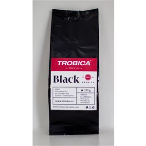 Trobica Black Arabica zrnková káva 125 g