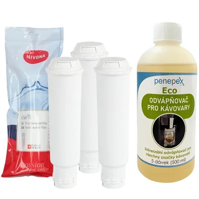 Nivona Claris NIRF 701/700 filtr do kávovaru 3 ks + Penepex Eco odvápňovač 500 ml