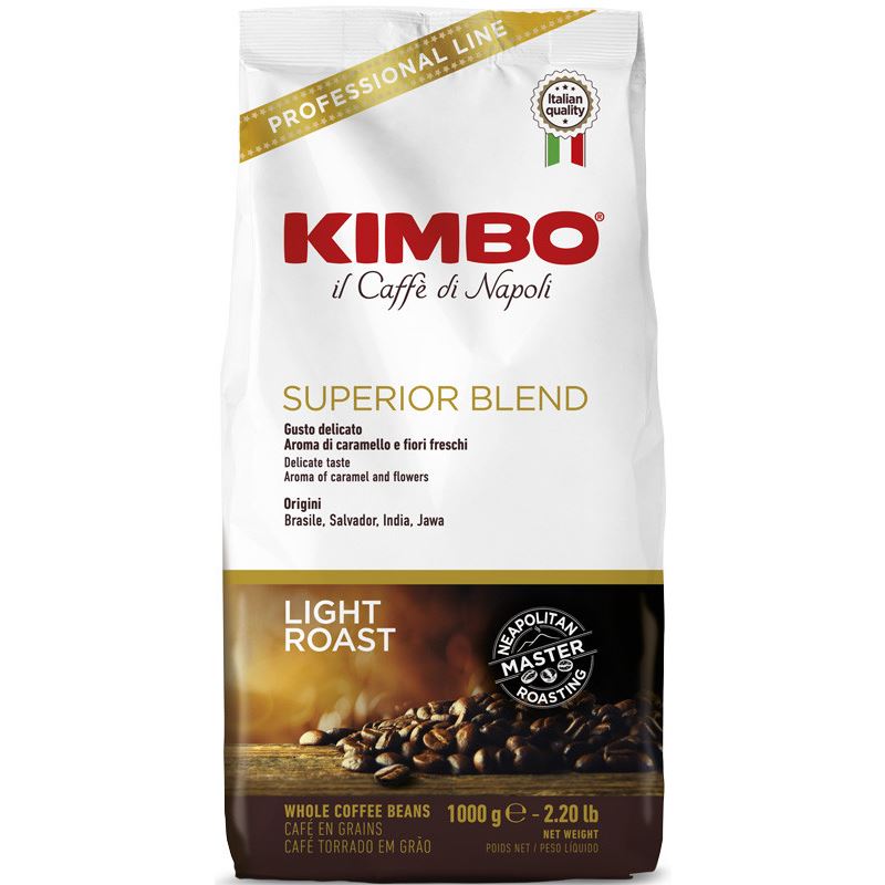 Kimbo Espresso Bar Superior Blend, zrnková káva, 1000g