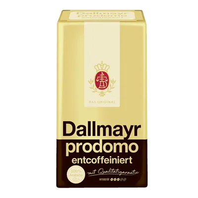 Dallmayr Prodomo bezkofeinová káva, mletá 500 g