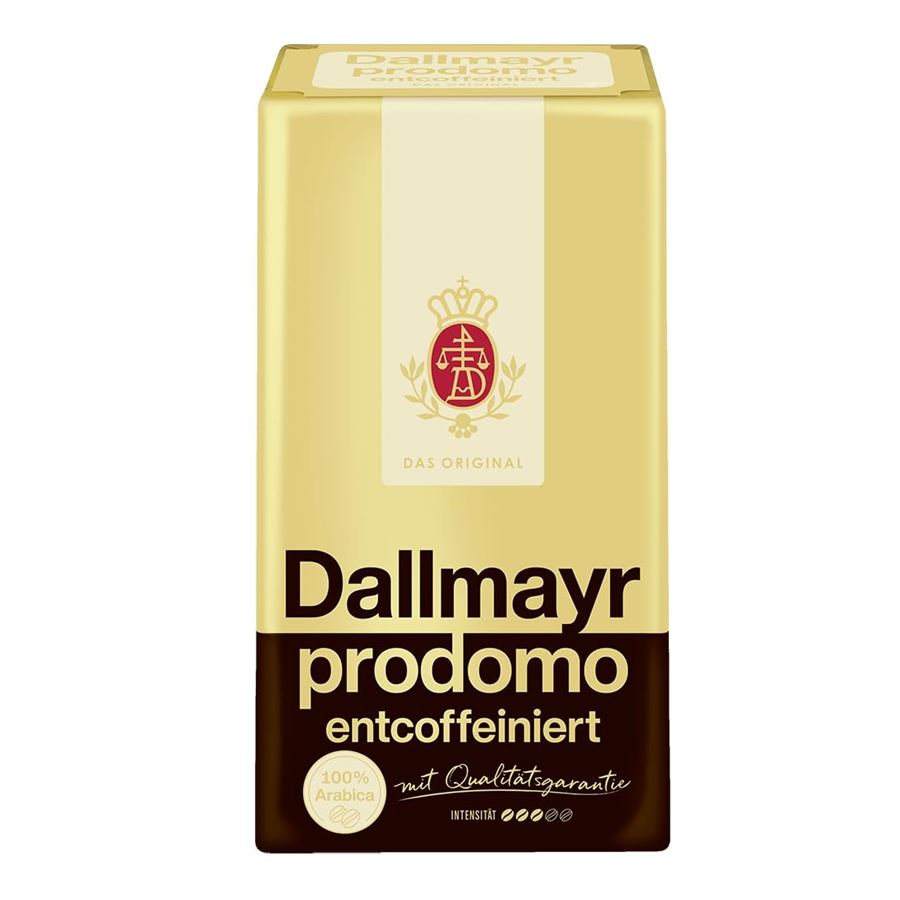 Levně Dallmayr Prodomo bez kofeinu mletá 0,5 kg