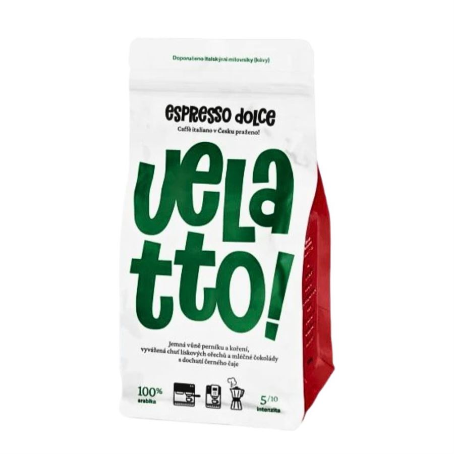 Velatto Espresso Dolce zrnková káva 1 kg