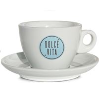 Dolce Vita Cappucino hrníček 170 ml s podšálkem 1 ks