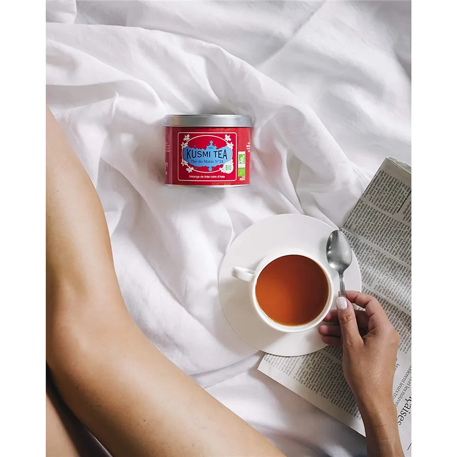 Kusmi Tea Organic Russian Morning n°24, sypaný čaj v kovové dóze (100 g)