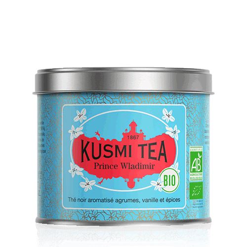 Kusmi Tea Organic Prince Vladimir, sypaný čaj v kovové dóze (100 g)