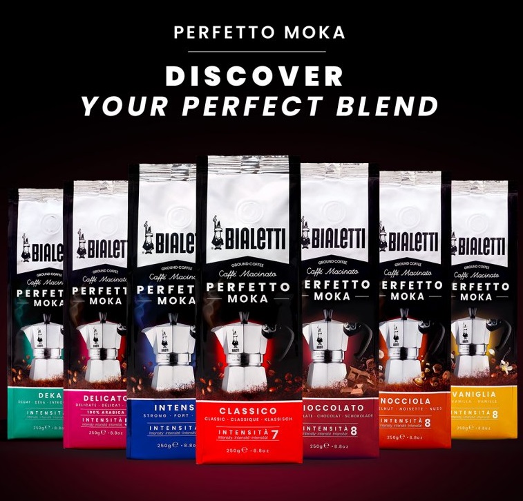 Bialetti Perfetto Moka Classico mletá káva