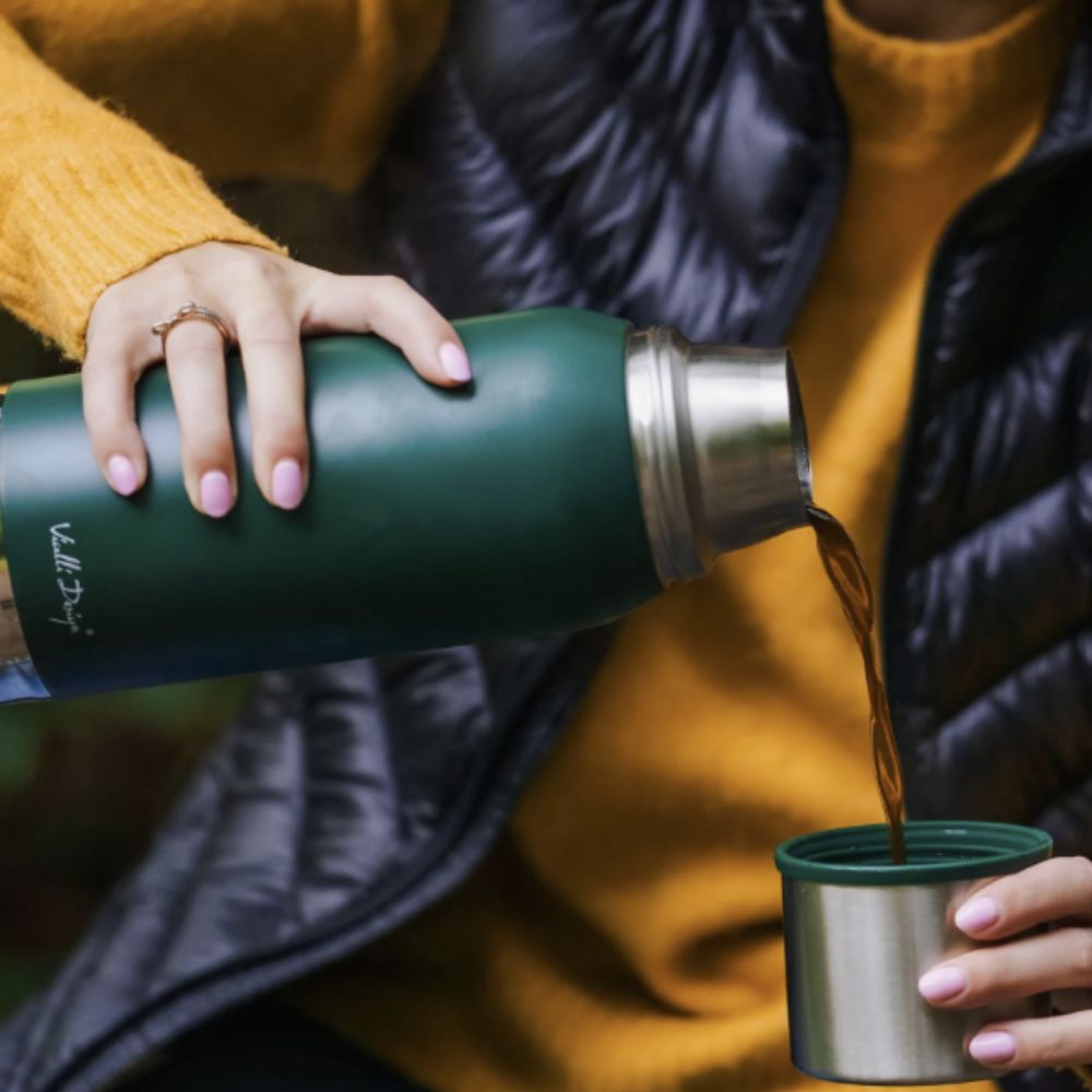 Vialli Design turistická termoska FUORI zelená 1 l