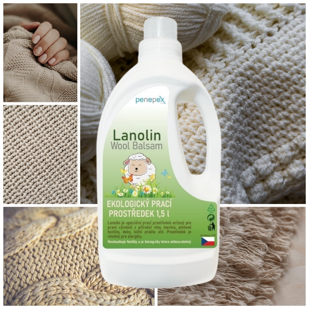 Penepex Lanolin prací prášek na Merino vlnu