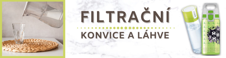 Filtrační konvice a láhve