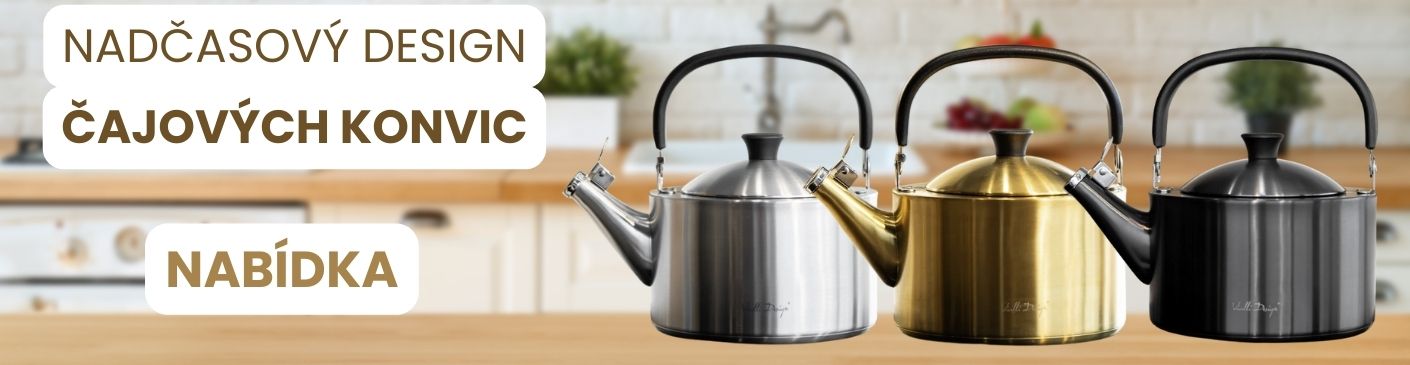 Vialli Design čajové konvice s píšťalou